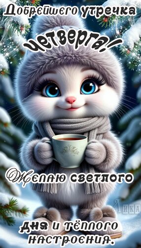 Открытка Четверг