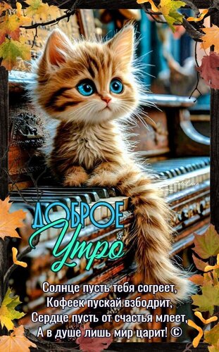 Открытка Доброе утро. Солнце пусть тебя согреет...