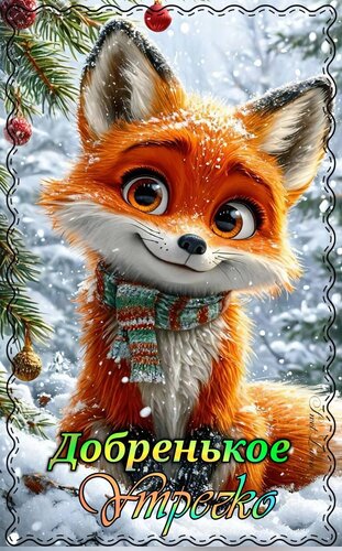 Открытка Добренькое утречко.