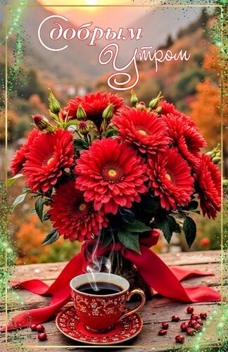 Открытка С добрым утром