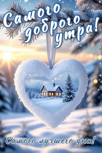 Открытка САМОГО ДОБРОГО УТРА! САМОГО ЛУЧШЕГО ДНЯ!