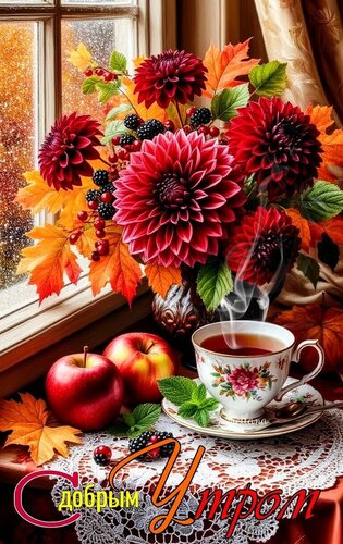 Открытка С добрым утром