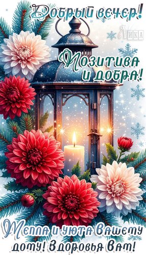 Открытка Добрый вечер