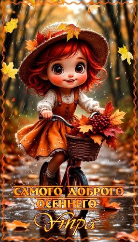 Открытка Самое доброе осенние утро