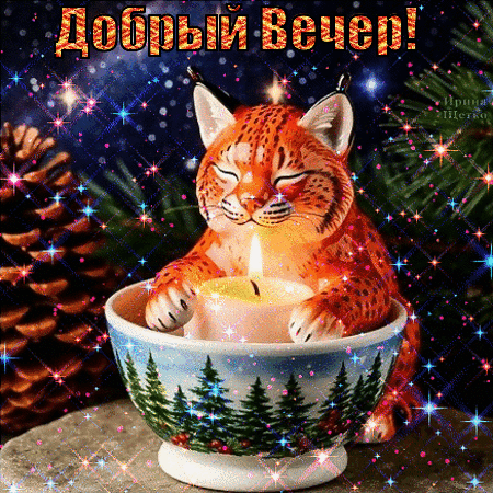 Анимированная открытка ДОБРЫЙ ВЕЧЕР!