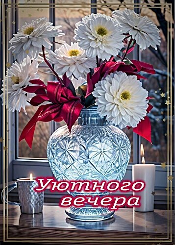 Открытка Добрый вечер.