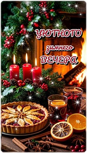 Открытка Добрый вечер!