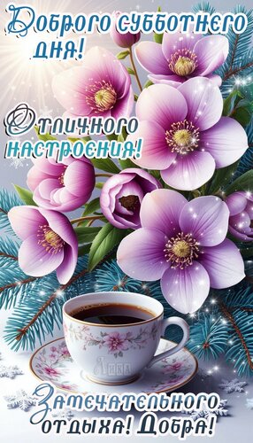 Открытка Суббота