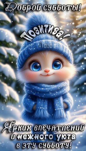 Открытка Суббота