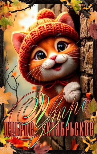 Открытка Доброе Октябрьское утро