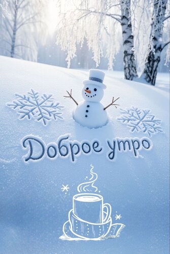 Открытка ДОБРОЕ УТРО!