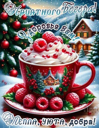 Открытка Добрый вечер