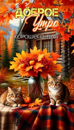 Открытка Доброе утро. Хорошего дня