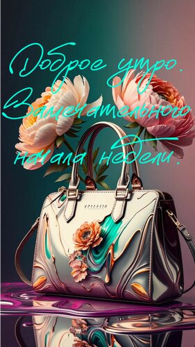 Открытка С добрым утром, замечательного начала недели.