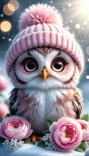 Открытка Сова