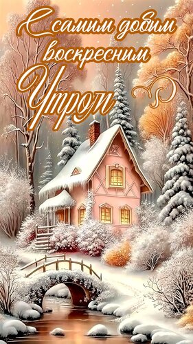 Открытка С добрым воскресными утром.