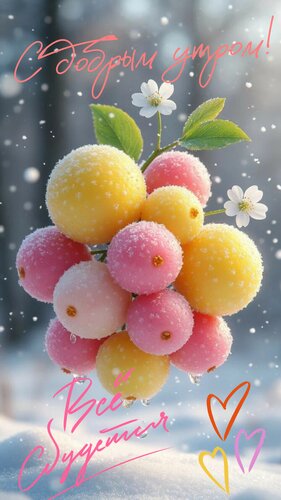 Открытка С добрым утром. Всё сбудется