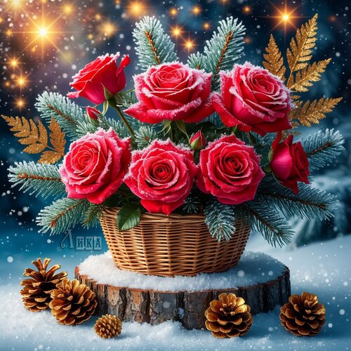 Открытка Розы