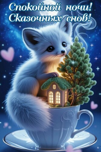 Открытка Спокойной ночи