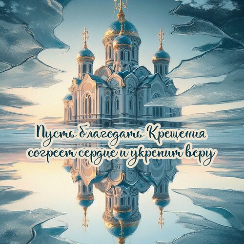 Открытка С Крещением Господним