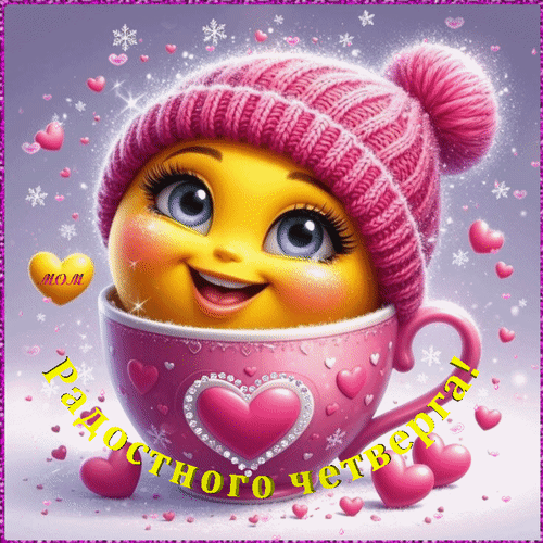 Анимированная открытка Радостного четверга!