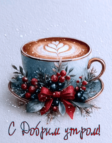 Анимированная открытка С Добрым утром!
