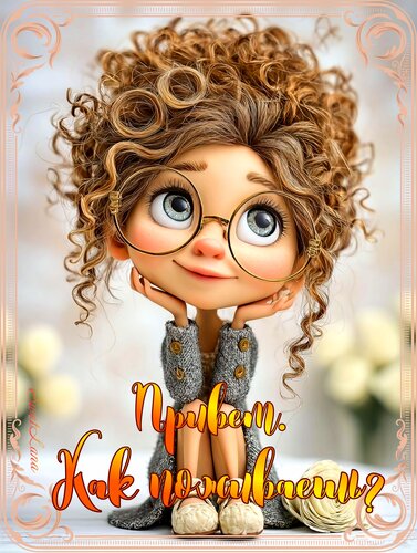 Открытка Привет. Как поживаешь?