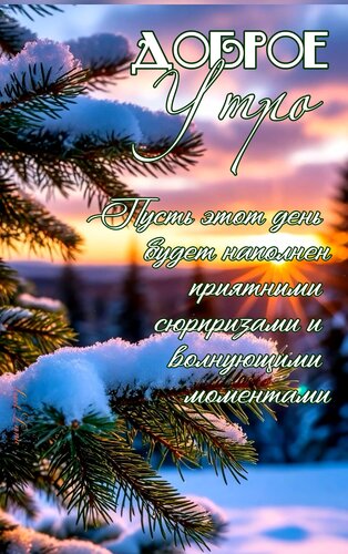 Открытка Доброе утро.