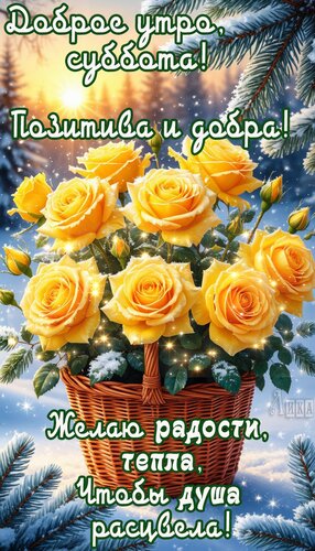 Открытка Суббота