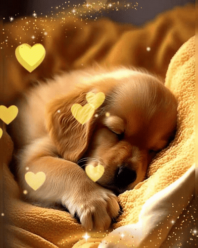 Анимированная открытка Спокойной ночи!