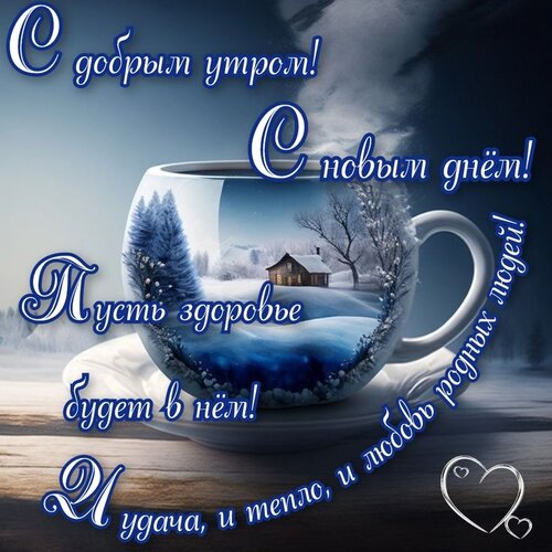 Открытка с добрым утром