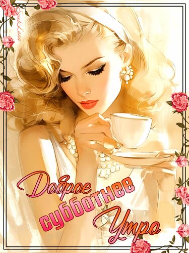 Открытка Доброе субботнее утро