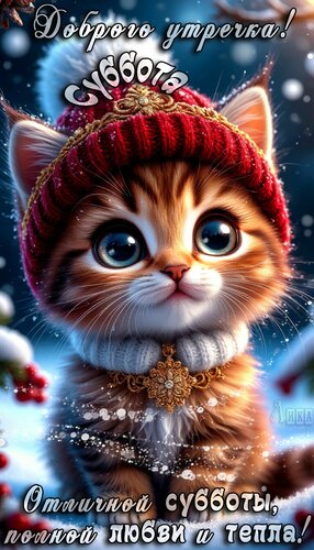 Открытка Суббота