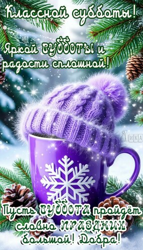 Открытка Суббота