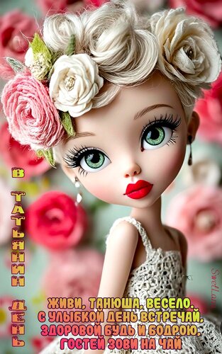 Открытка В Татьянин день.