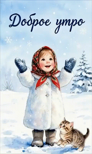 Анимированная открытка Доброе утро!