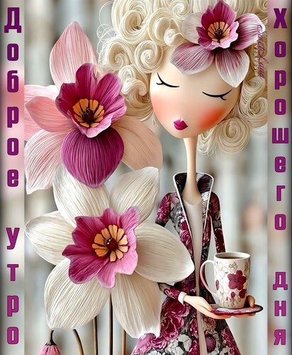 Открытка Доброе утро. Хорошего дня