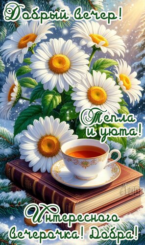 Открытка Добрый вечер