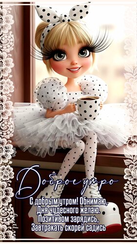 Открытка Доброе утро. Пожелание