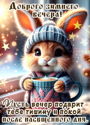 Открытка Добрый вечер