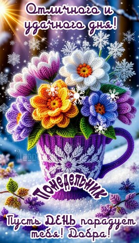 Открытка Понедельник