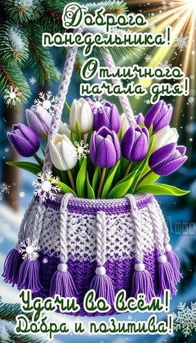 Открытка Понедельник