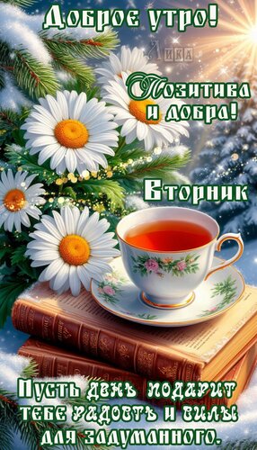 Открытка Вторник