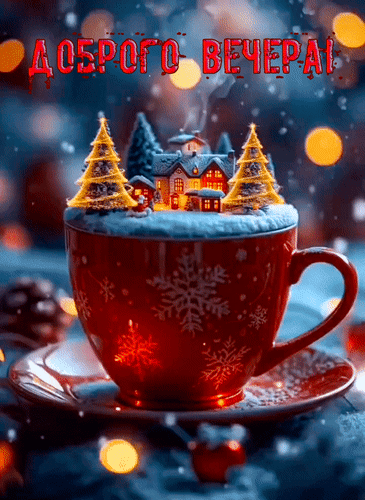 Открытка Доброго вечера!