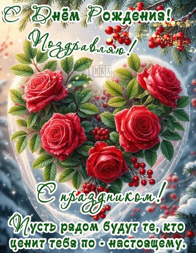Открытка С днём рождения!