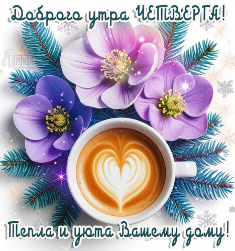 Открытка Четверг утро