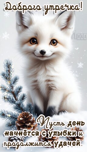 Открытка Доброе утро