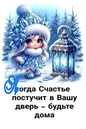 Открытка Счастья