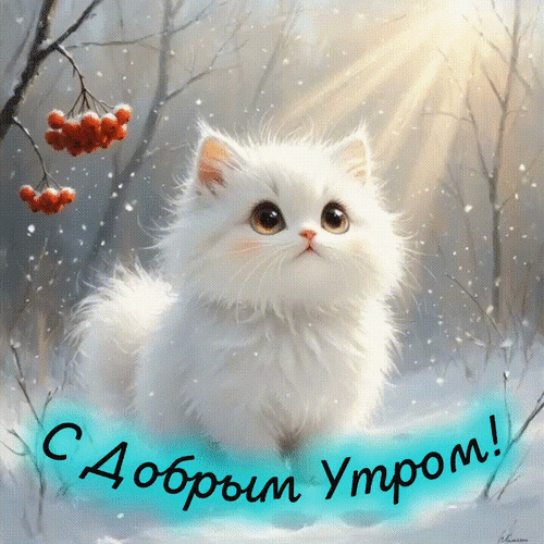 Анимированная открытка С Добрым утром!