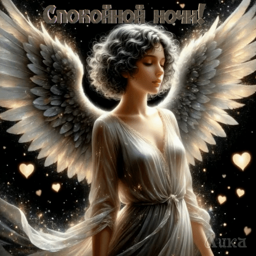 Анимированная открытка Спокойной ночи